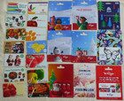 Grocery Food Gift Card - Lot Of 80 Diff - Each Pictured - Collectible - No Value