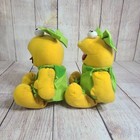 Vintage Applause Plush Amanda Characters Stuffed Animals  30472 Yellow Green 10 