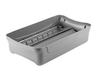 Rubbermaid Commercial Slim Jim Swing Lid Gray Fits 16 23 Gallon Trash Cans