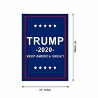 12x18 Inches Trump 2020 Garden Flag Keep Make America Great Again Maga Usa New