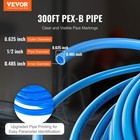Vevor 1 2    X 300ft Blue Pex-b Tubing pipe For Potable Water With Pipe Cutter