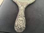 Antique Silver Plate Art Nouveau  Silver Plated Hand Mirror woderfull Design