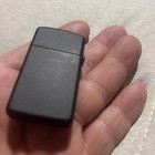 Vintage 1989 Harley Davidson Cycles Black Matte Slim Zippo Lighter New no Box