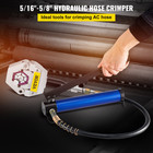 Vevor Hydraulic A c Hose Crimper Pvc Rubber Hose Crimping Kit Hand Pump 7842b 