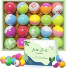 Bath Bombs Gift Set  20 Organic Handmade Essential Oil Bath Bombs  Relaxing Spa