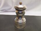 Vintage Sterling Silver Pepper Mill Shaker From Italy 4  Tall 2  Round