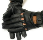 Men s Hand Made Genuine Leather Driving Gloves With Knuckle Holes