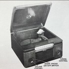 Vintage Antique 1946 47 40s Rca Victor Phono Radio Model 55u Victrola Wwii