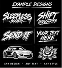 Custom Vinyl Decal Sticker Personalized Car Window Logo Text Any Color Size
