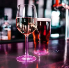 20pcs Led Drink Coaster Stickers     Flashing Bottle Mats For Party Decor - New