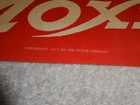 Vintage Antique Original 1915 Drink Moxie Company Soda 10  Paper Cardboard Sign