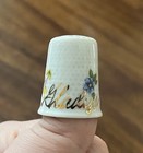Vintage Limoges Gladys Floral Thimble