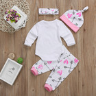 Newborn Infant Baby Girl Romper Jumpsuit Bodysuit Headband Clothes Outfit