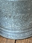 Vintage At sf Ry Gallon Tin Kerosene Fill Can Santa Fe Railway Rail Road Can  4d