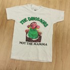 Vtg 90s Single Stitch The Dinosaurs T-shirt Youth Medium Tv Show Not The Mama