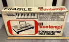 Vtg Bontempi B4 8 Chord Electric Table Organ Keyboard   Music Book Works 