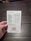 2002 Chevrolet Camaro Exterior Colors Sales Literature brochure  Chevy