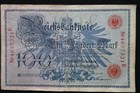 1908 100 Reichsbanknote Germany Bank Currency Note Paper Bill Money Large Red