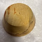 Stunning Vintage Hand-turned Spalted Maple Wood Bowl Beautiful Patina  8inches