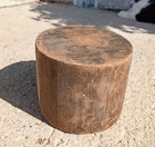 Antique Primitive Amish Solid Wood Millinery Block Hat Form 220 Size 7