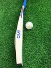 Handmade Cricket Bat English Willow Thick Edge Free Ball Handmade