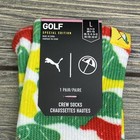 Puma Mens Special Edition Golf Cushion Crew Socks Arnold Palmer Size Large 9-13