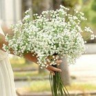Artificial Baby s Breath Gypsophila Silk Flowers Bouquet White
