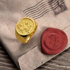 Custom Sterling Silver Coat Of Arms Signet Ring Family Crest Heraldic Jewelry