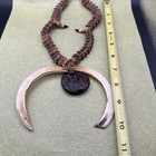 Vintage Png Boar Tusk Necklace Ethnographic Tribal Ornament Wobaru Sepik 1989