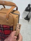 Vintage 1970s Thermos Picnic Set  Plaid  Zipper Works  Good Shape For 50  Years