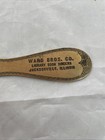Vintage Brass  Advertising Letter Opener    ward Bros Co Library Book Binders Il