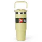 Ozark Trail 30 Oz Insulated Stainless Steel Tumbler With Swivel Handle yellow