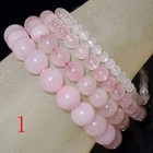Natural Multicolor Gemstone Round Beads Stretch Bracelet 6mm 8mm 10mm 12mm 14mm