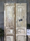 Antique French Double Doors  43x91 5  Raised Panel Doors  European Doors A315
