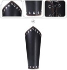 Leather Arm Guards Archery Gauntlet Wristband Medieval Leather Bracers Viking   