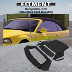 Convertible Soft  Compatible With Ford Mustang Black Roof Cabrio Sailcloth Vinyl