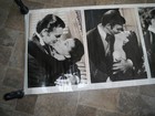 Huge 74 x26  Portal Poster Gone With The Wind Nos Kissing
