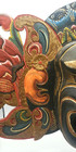 Balinese Bhoma Boma Mask Carved Wood Winged Guardian Wall Art Indonesia 24 5 
