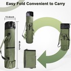 Foldable Fishing Rod Bag 5 Poles Fishing Rod   Reel Organizer Storage Bag Case