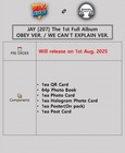 Ikon Jay  207  The 1st Full Album qr Card photo Book 3 Card poster K-pop Sealed
