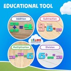 Skoolzy Number Blocks   Counting Coins 44 Piece Set     Learning Resources    