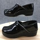 Dansko Shoes Womens 36 Professional Slip On Comfort Clogs Black Patent Leather