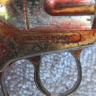 Nichols Vintage Silver Pony Diecast Cap Gun Revolver Toy Pistol