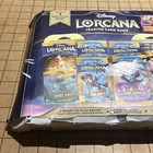 Damaged Box Disney Lorcana Trading Card Game 2 Decks 4 Booster Packs 1 Promo
