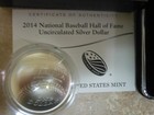 2014 P - Baseball H o f  - Uncirculated Silver Dollar - 90  Silver - B34