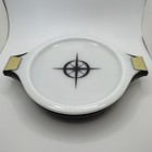 Vintage Pyrex Electric Server Hot Plate Compass Carafe Warmer - Tested   Works 