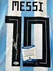 Autographed Lionel Messi Argentina Signed Jersey Bas Coa