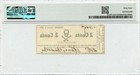 1862 2c Reading  Pa Obsolete Script Note Harvey Birch Pmg Cu64 Skull Cross Bones