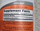 Now Foods L-tryptophan 500 Mg  larger 120 Veg Capsules - Exp 4 26 - Sealed New 