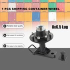 Shipping Container Wheels Bolt On Wheels For Shipping Container Hub  spindle Kit